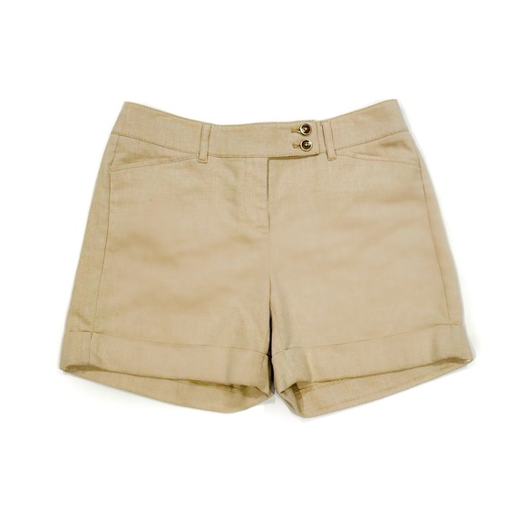 White House Black Market Pants - White house black market beige shorts